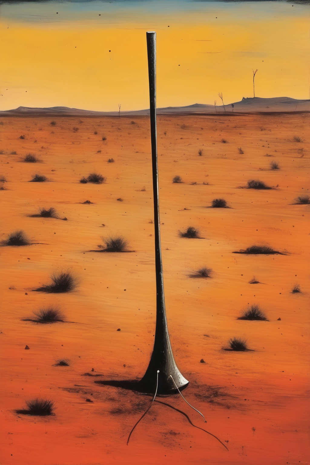 00340-2033407150-_lora_Sidney Nolan Style_1_Sidney Nolan Style - a broken fishing rod lies in the desert，in the style of bernard buffet.png